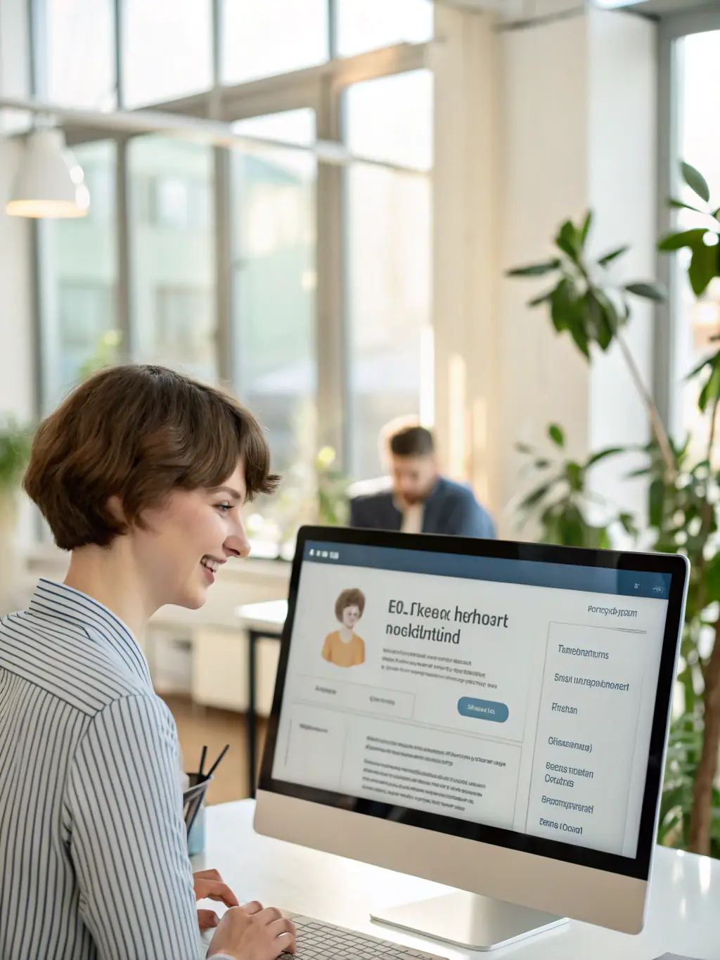 A screenshot of ClairHR's AI-powered chatbot assisting an employee with a benefits enrollment question.
